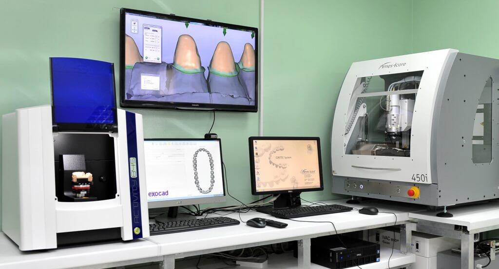 Лабораторные 3D-сканеры и CAD/CAM системы в зуботехнической лаборатории 3 - Фрезерный CAD/CAM центр Ортос Новости